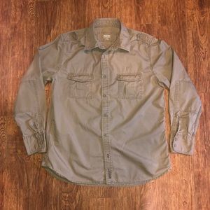 Mossimo Supply Men’s Button Down Dress Shirt Size Large